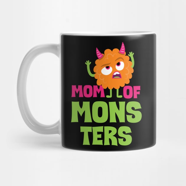 Mom of Monsters shirt by JabsCreative